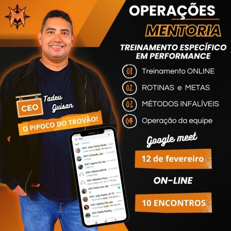 Mentoria COMBO  - 10 encontros Google meet